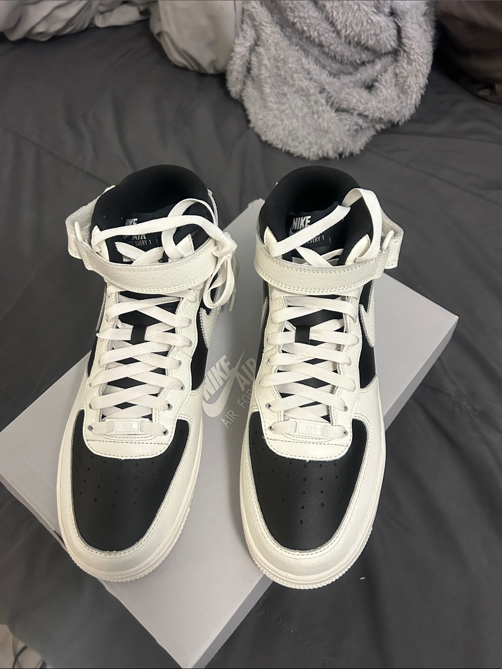 Nike High Top Sneakers - Black & White